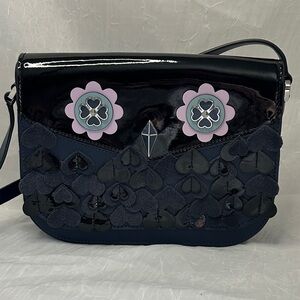 Stylish Black and Purple Women's Bag